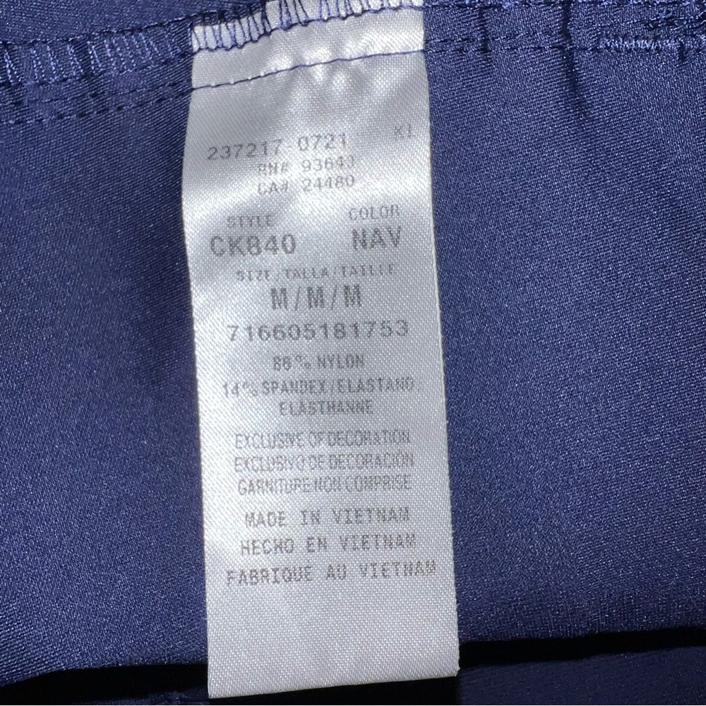 Form by Cherokee Women’s Navy Blue Scrub Set – Top & Bottom - Picture 12 of 13